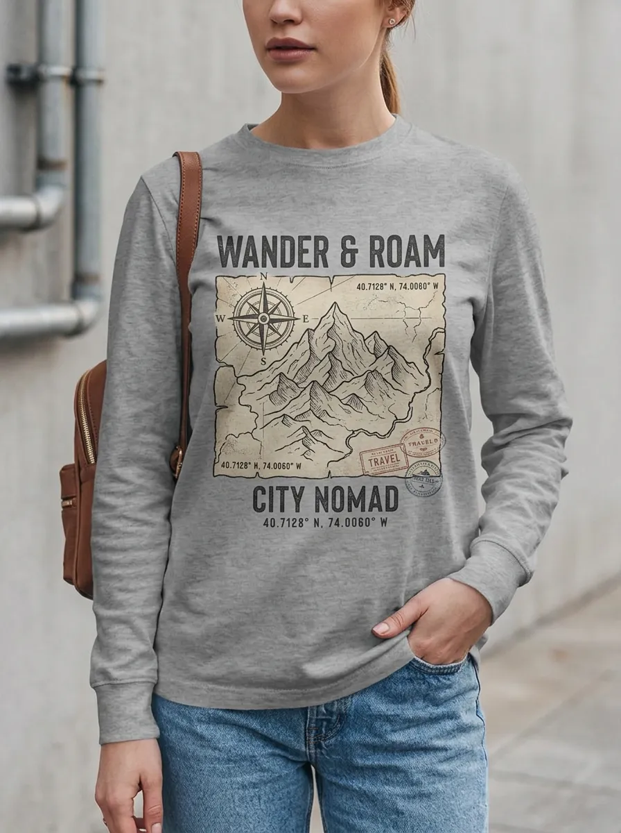 Travel Lover Mountain Sweatshirt