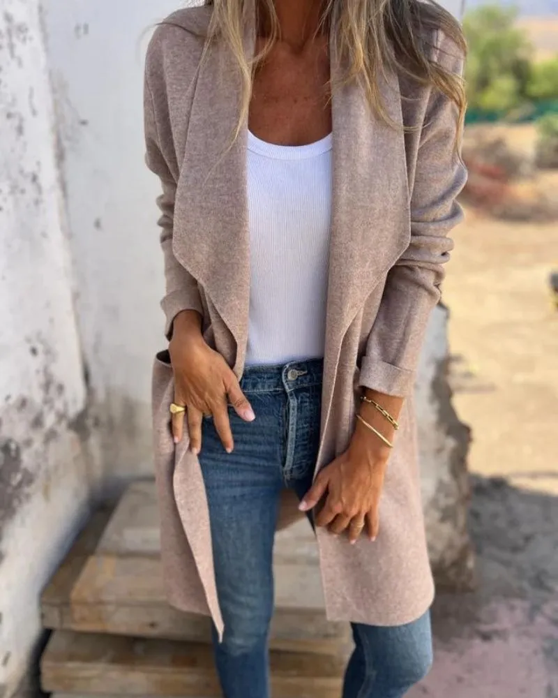 Longline Knit Cardigan