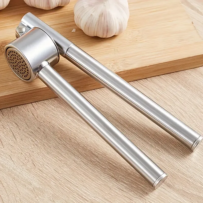 1pc Heavy-Duty Manual Garlic Press Ginger Squeezer