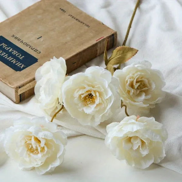 5 Pcs Peony Artificial Bouquet