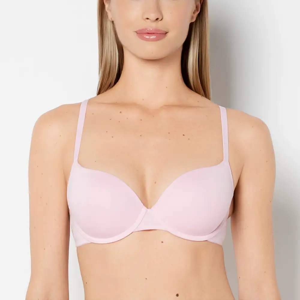 Delicate Lightly Lined Demi Cotton Bra