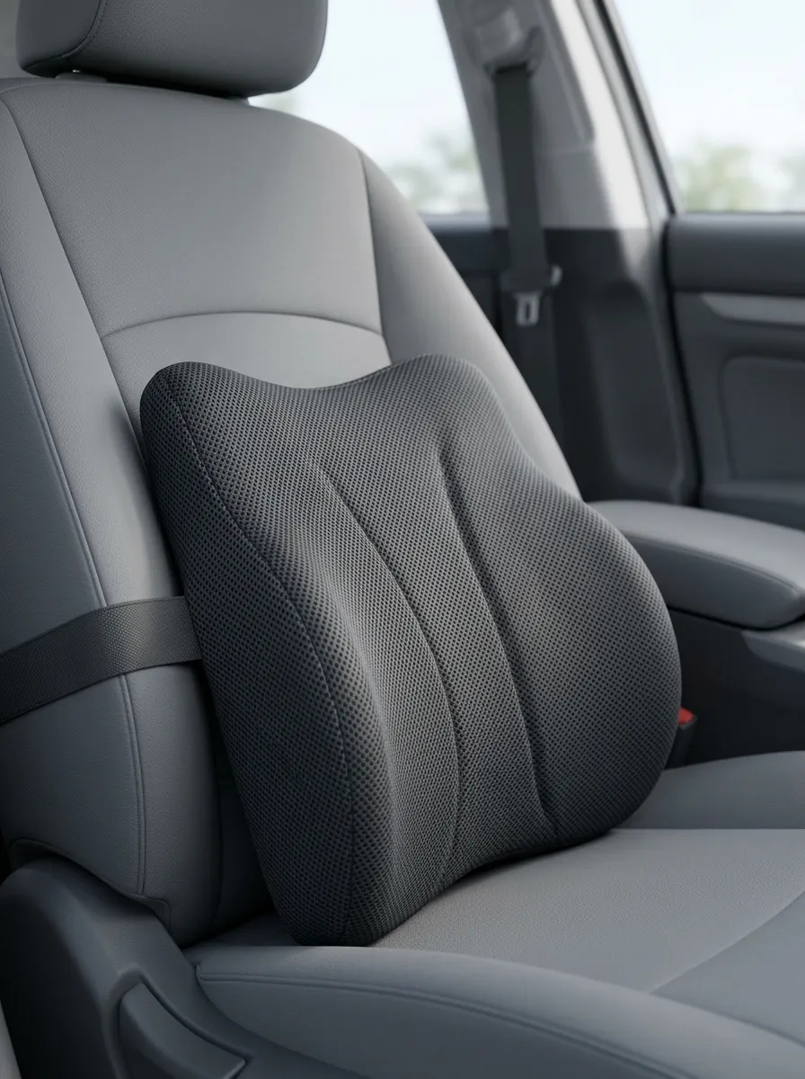 Mesh Ergonomic-Look Car Lumbar Support Pillow
