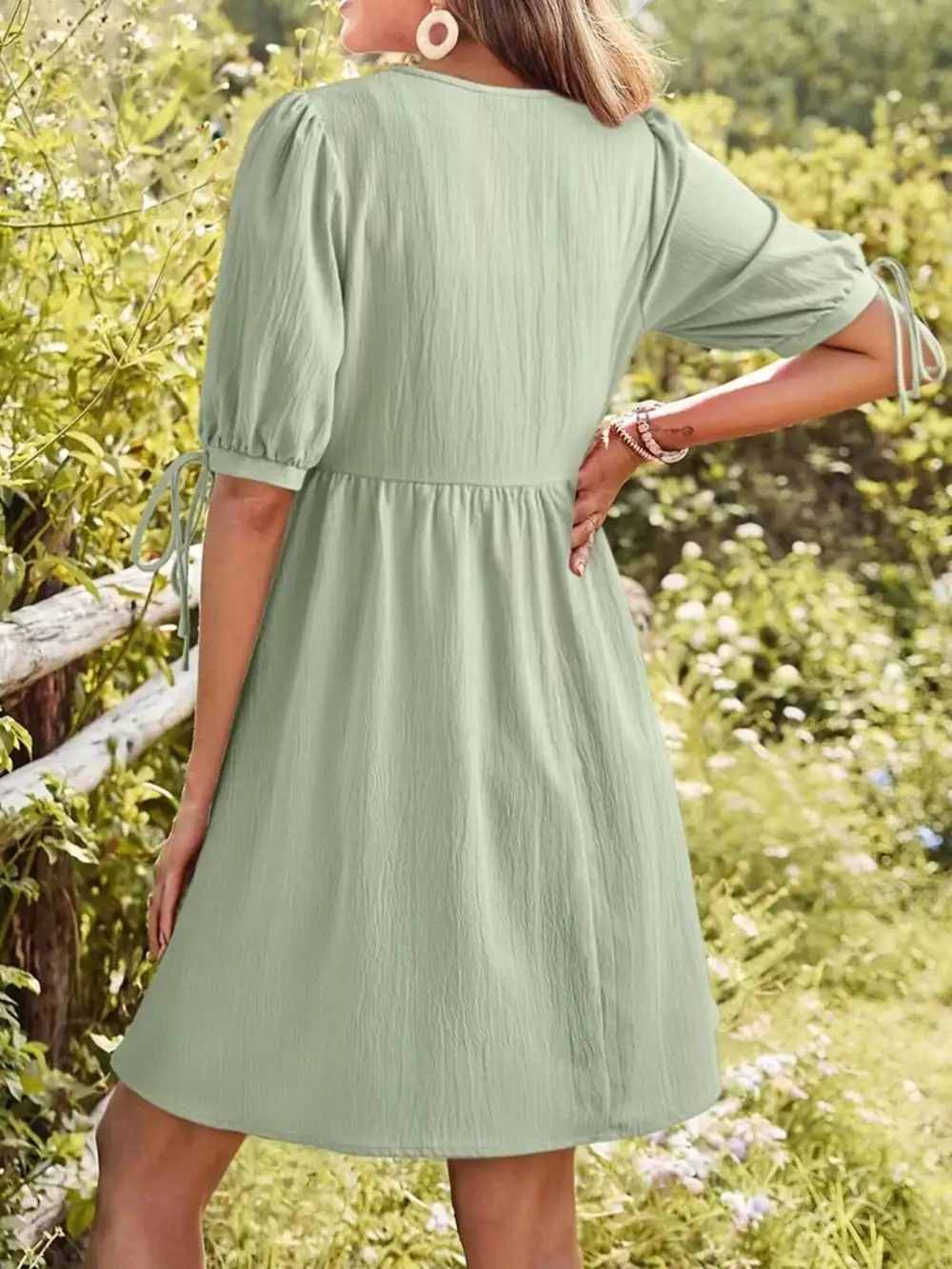 Elegant A Line Mini Dress