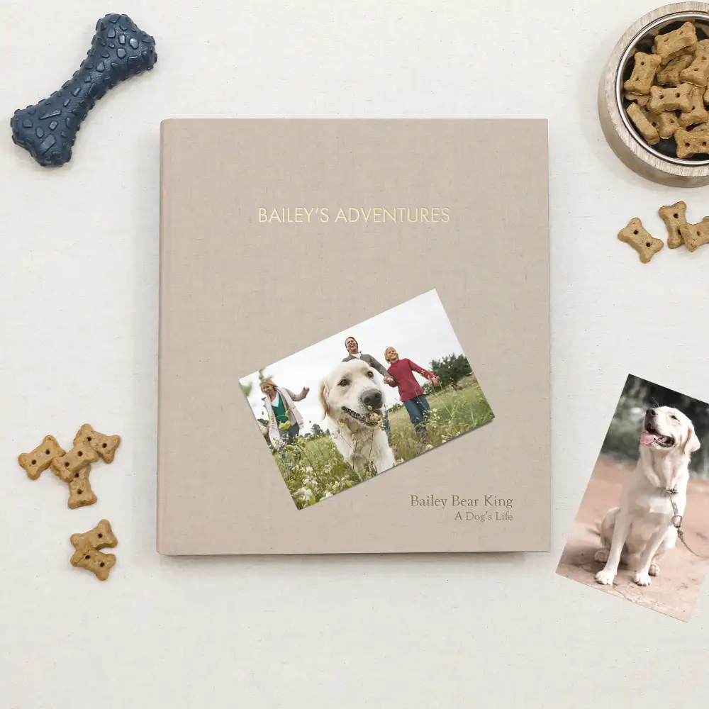 Linen Pet Memory Album