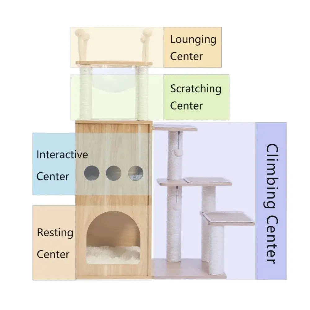 Indoor Pet Activity Tower cat Climbing Frame