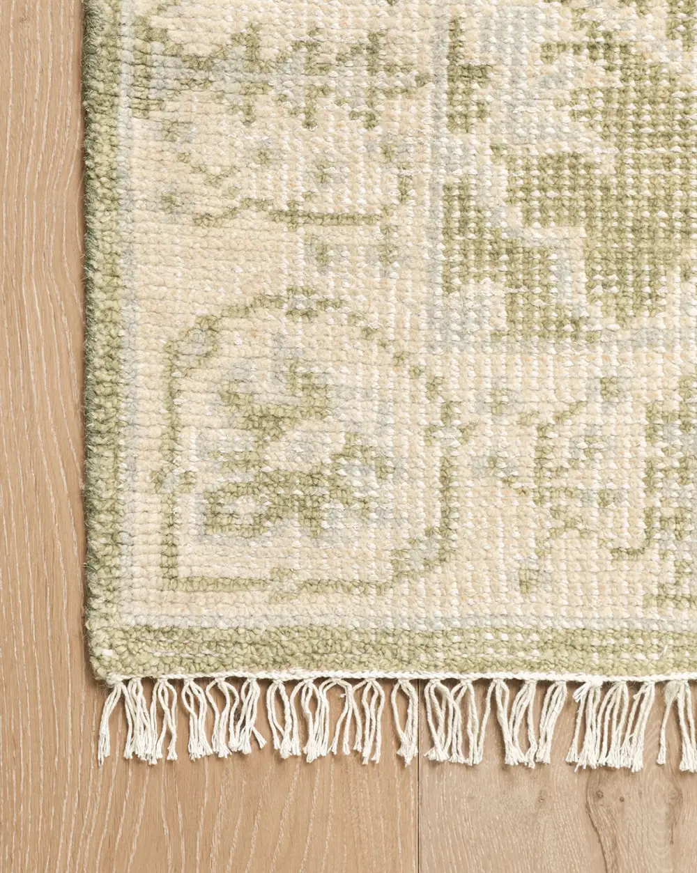 Hand-Knotted Wool Area Rug