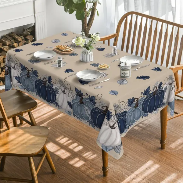 Pumpkin Printed Table Cover