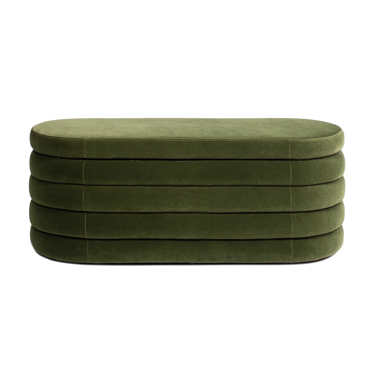Storage Oval Storage Bench