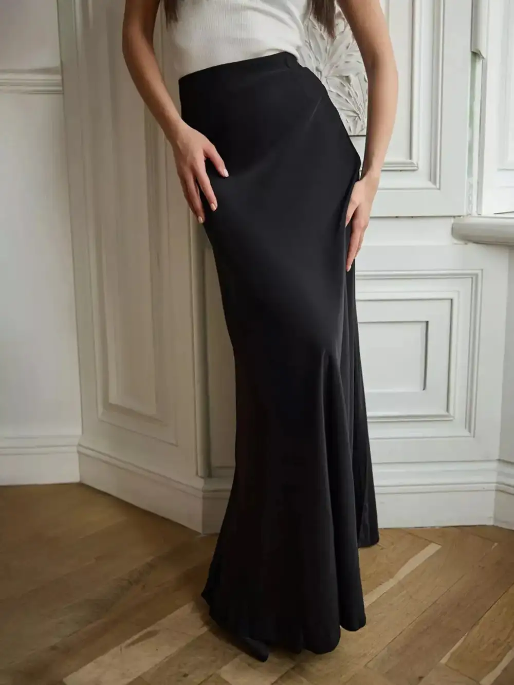 High-Waisted Maxi Skirt