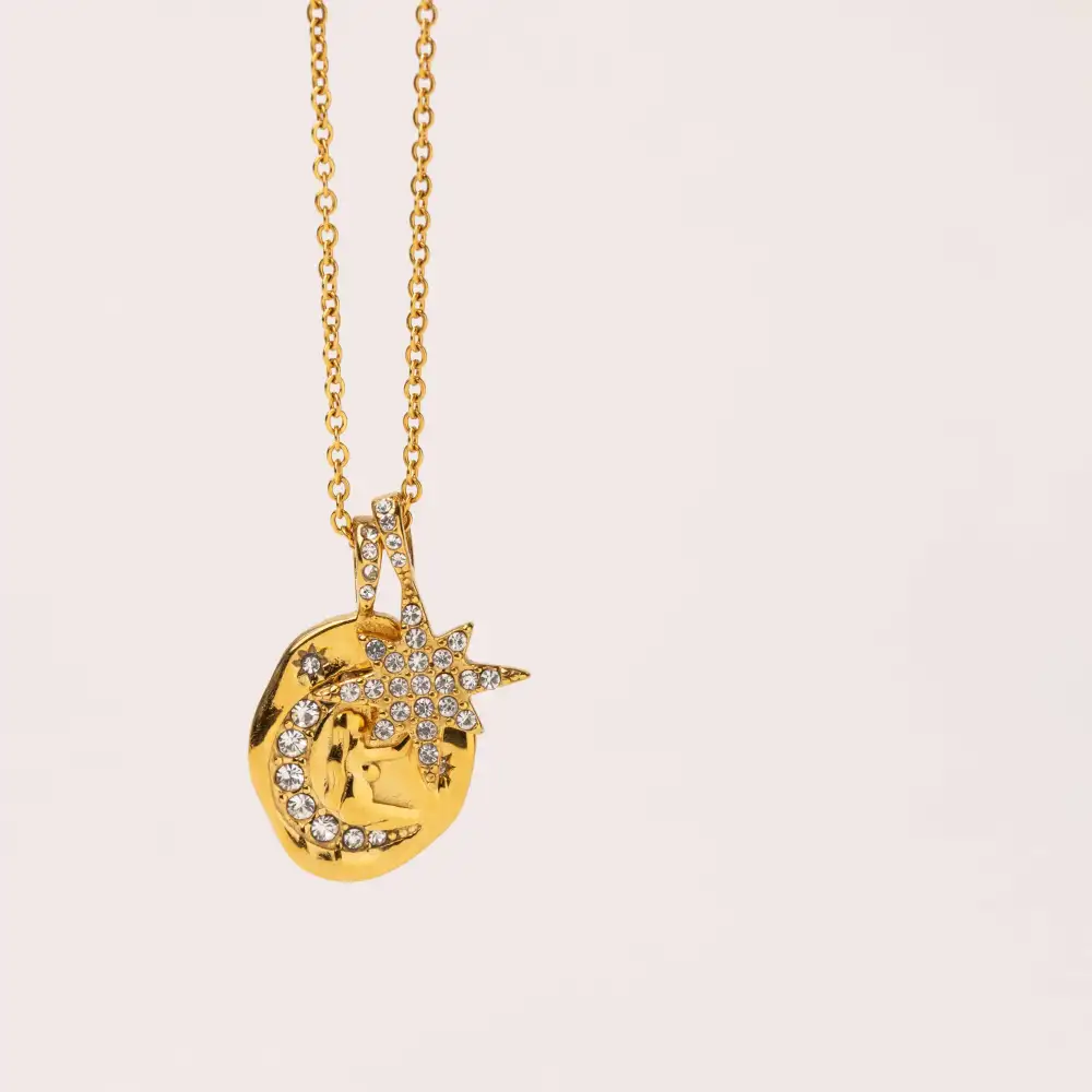 Moonlit Goddess Necklace Necklace