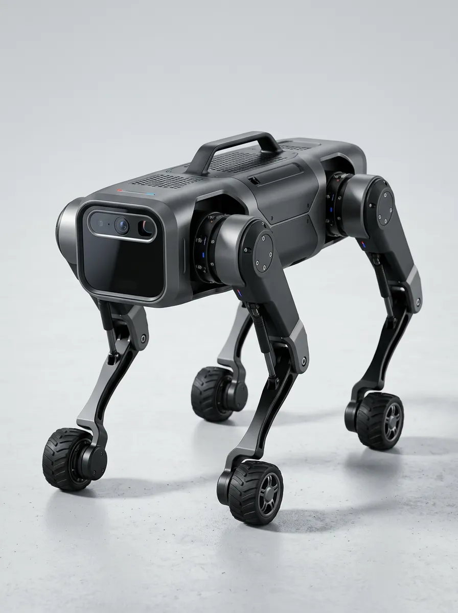 Cybernetic-Design Electronic Robot Dog for Robotics Demonstrations