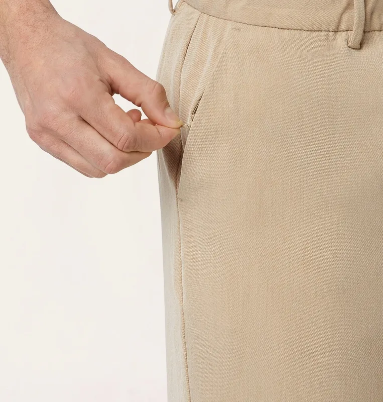 Straight Everyday Pants Sand