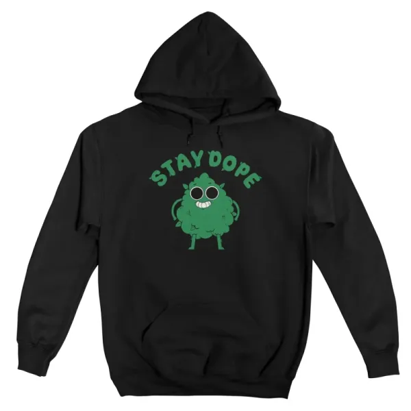 Men's Lighthearted Street Fashion Cartoon Print Long-Sleeve Hoodie
