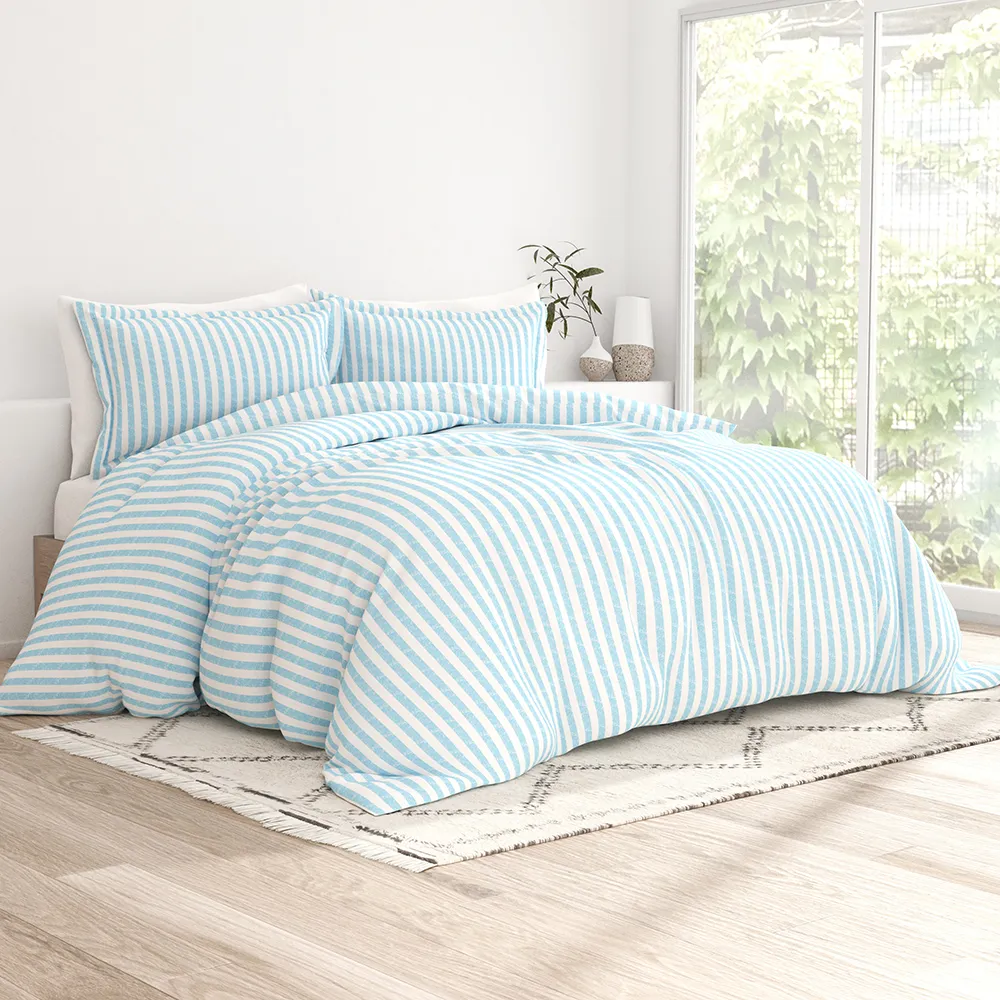 Rugged Stripes Pattern Duvet Cover Set