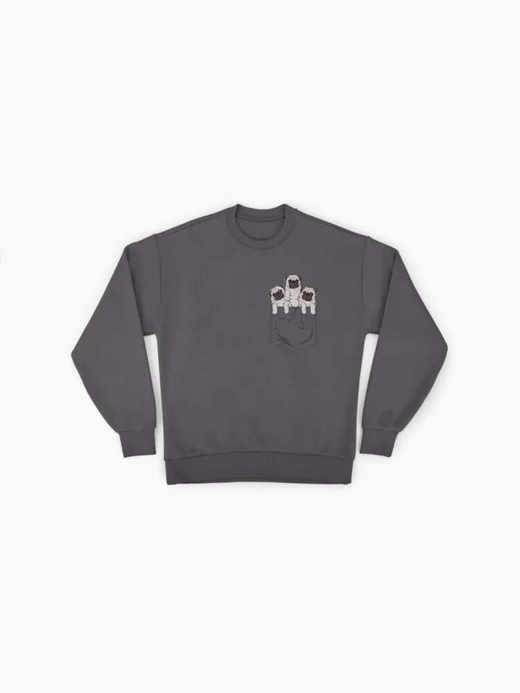 Pocket Pug Dog Graphic Sweatshirt