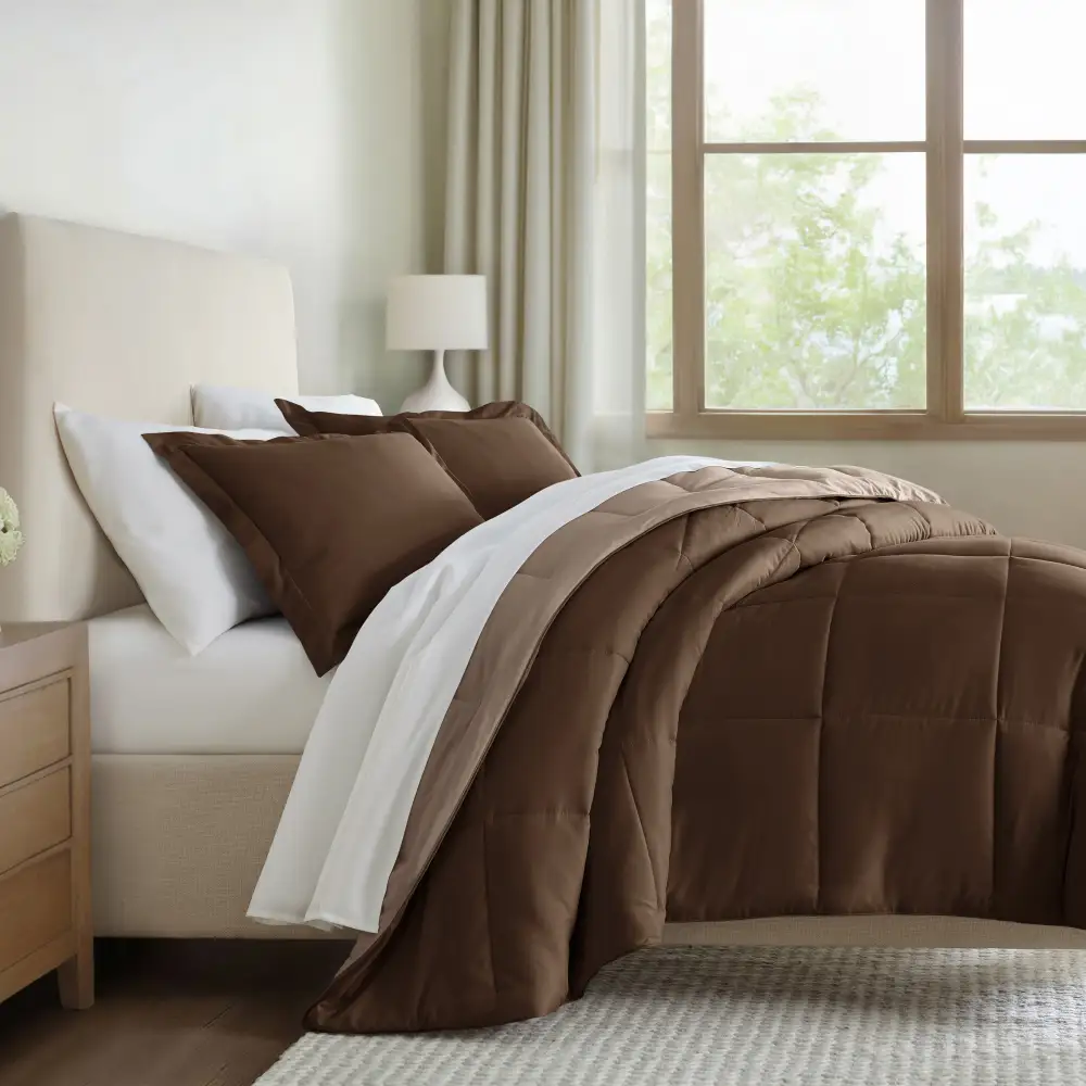 Reversible Down Alternative Comforter Set