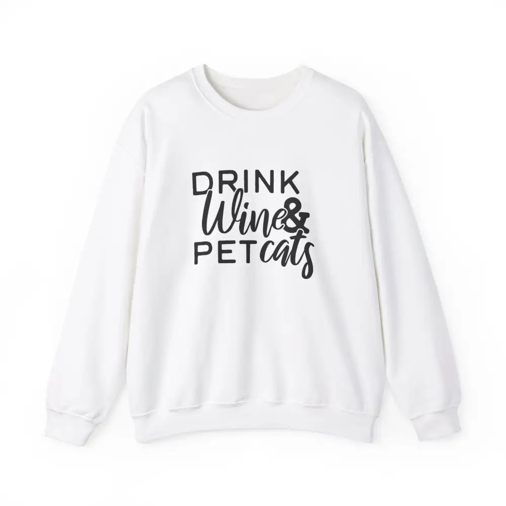 Cat Graphic Crewneck Sweatshirt