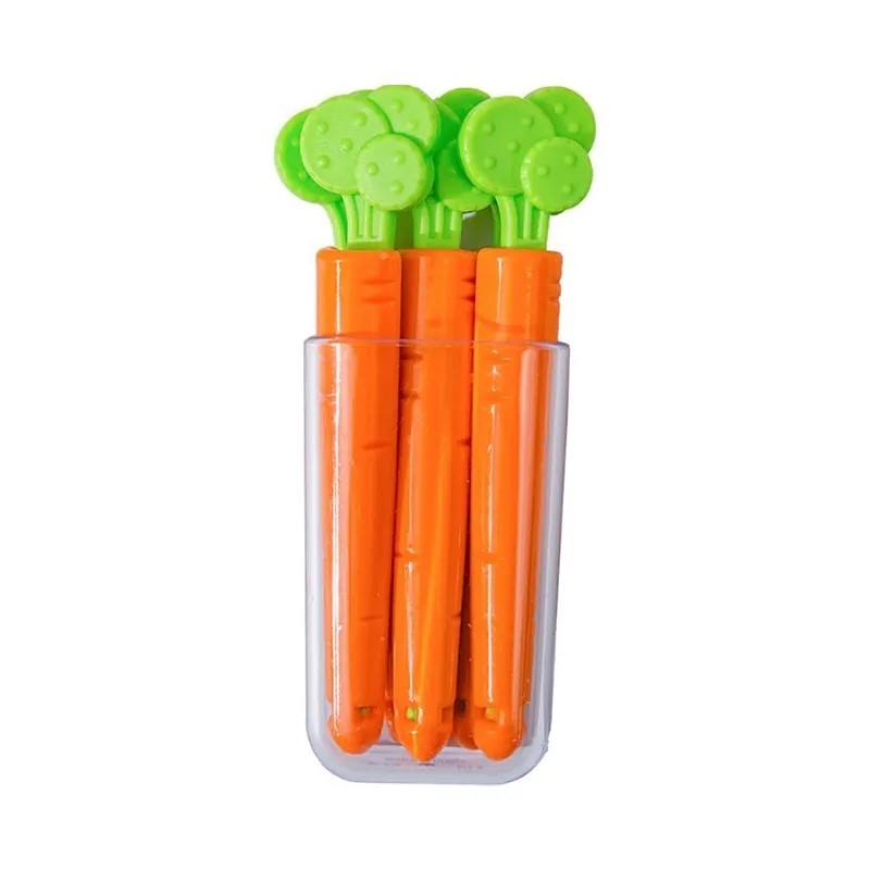 5pcs Bag Clips Portable Food Snack Bag Sealing Clamp