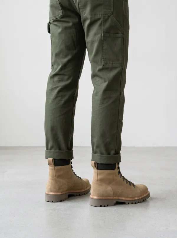 Unisex Outdoor Adventure Suede Print Work Boots