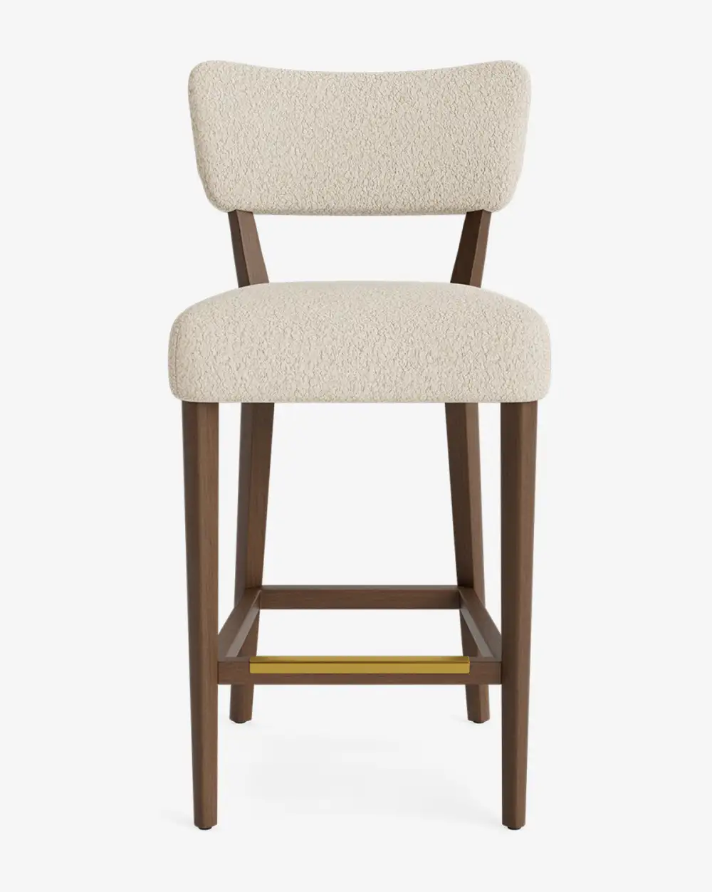 Vintage-Inspired Velvet Stool