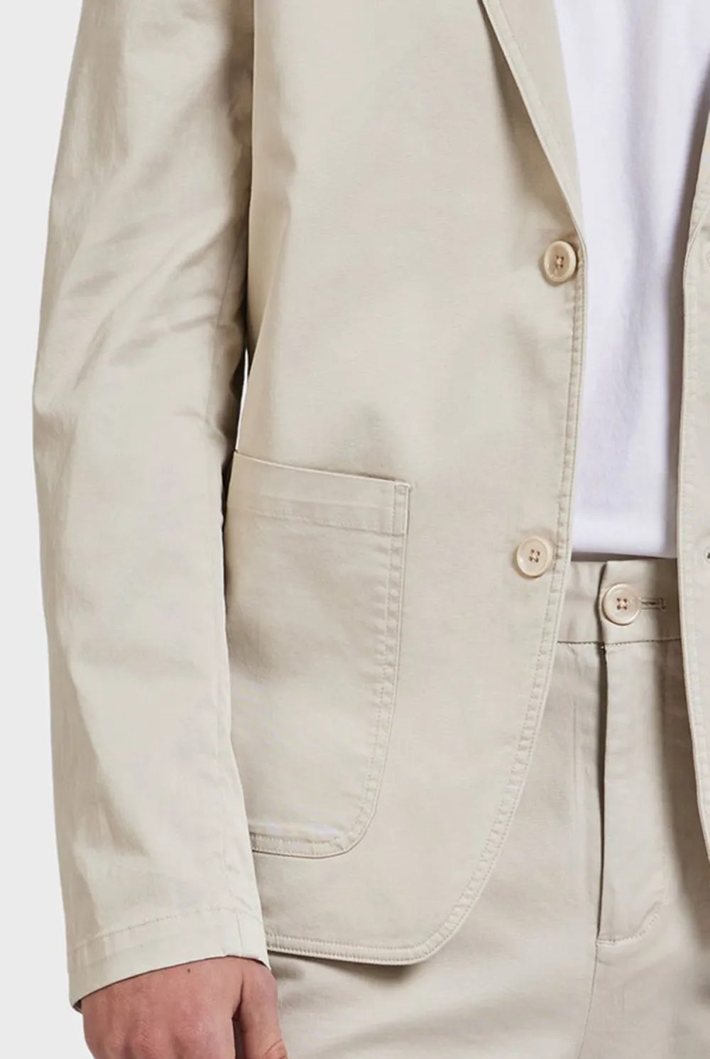 Minimalist Unstructured Casual Blazer Jacket