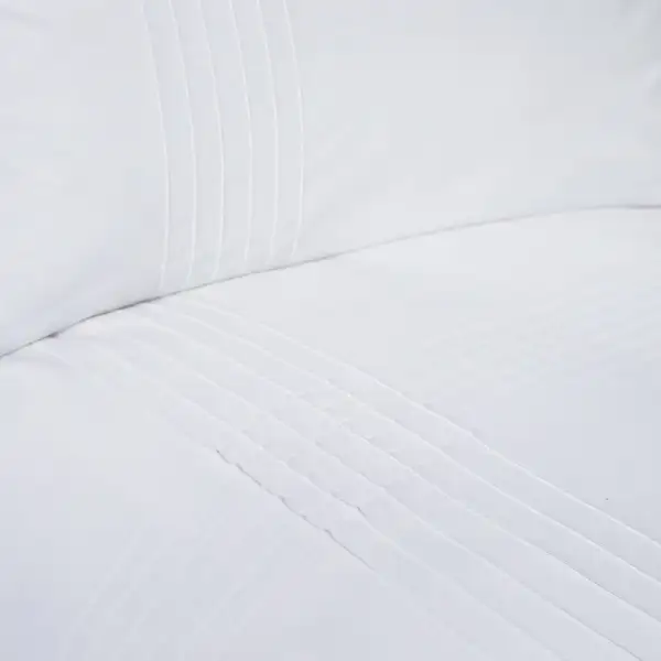 Reversible Plain Cotton Duvet Cover Set