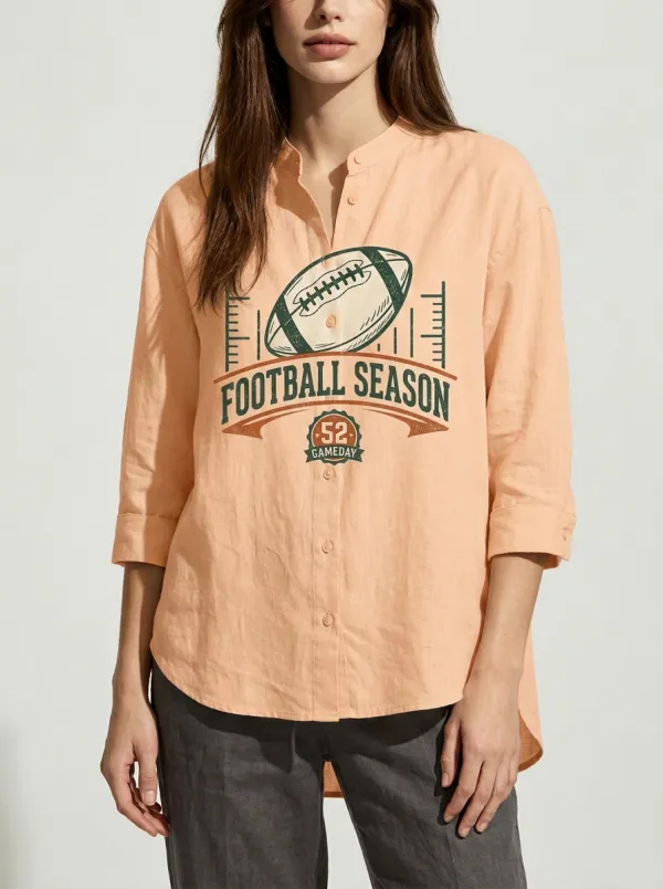 Football Graphic Casual Shirt