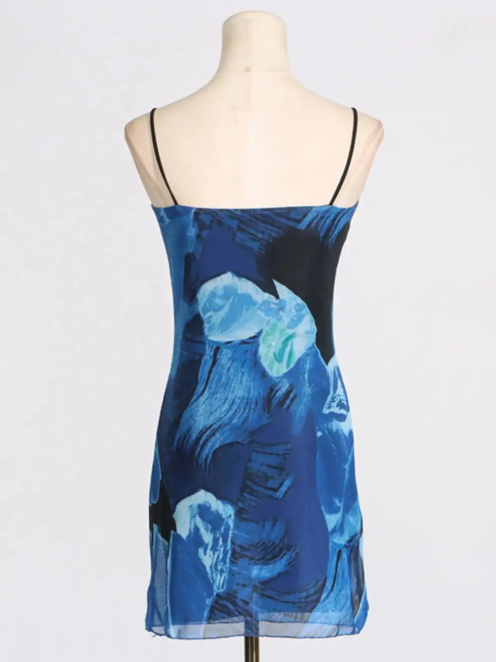 Drape Cowl Mini Dress