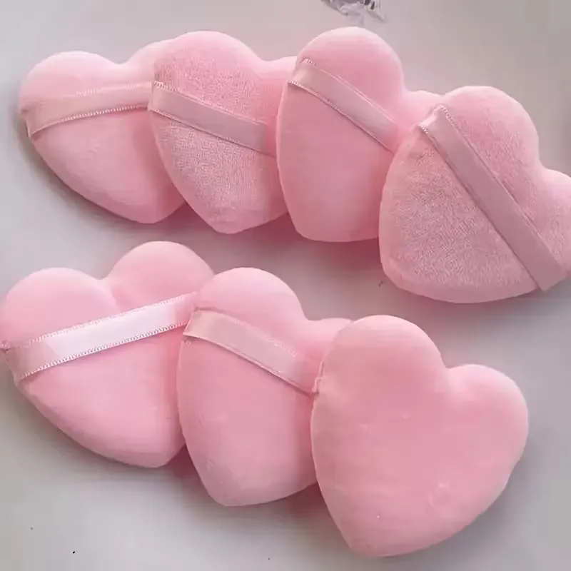 Cute Heart Makeup Sponge Set