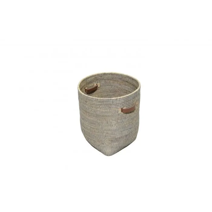 Round Rattan Storage Basket
