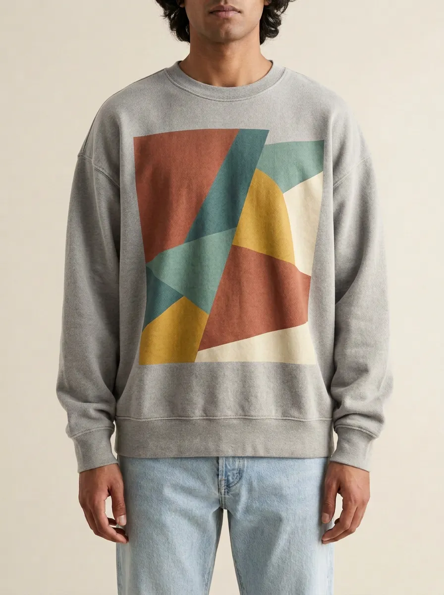 Detailed Abstract Geometric Art Hoodie