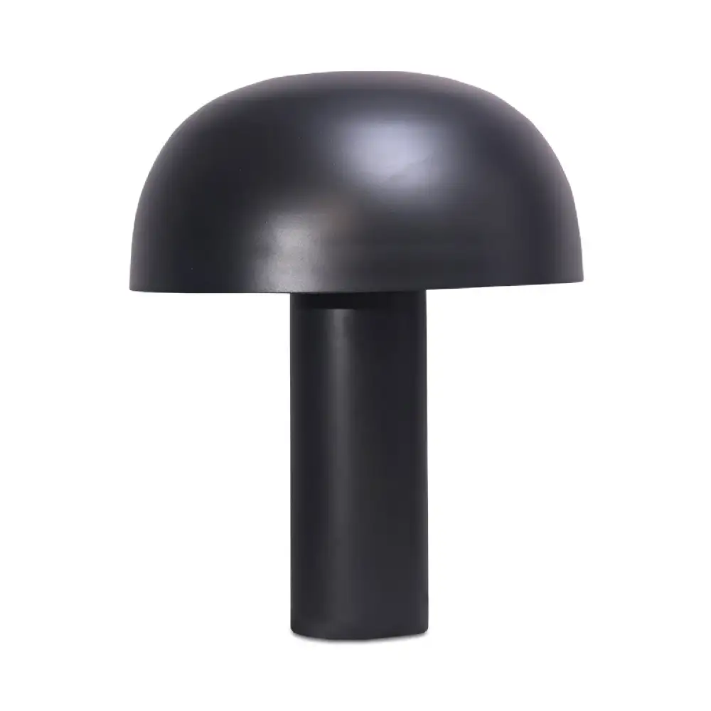 Mushroom Shape Dome Shade Rounded Metal Iron Table Lamp