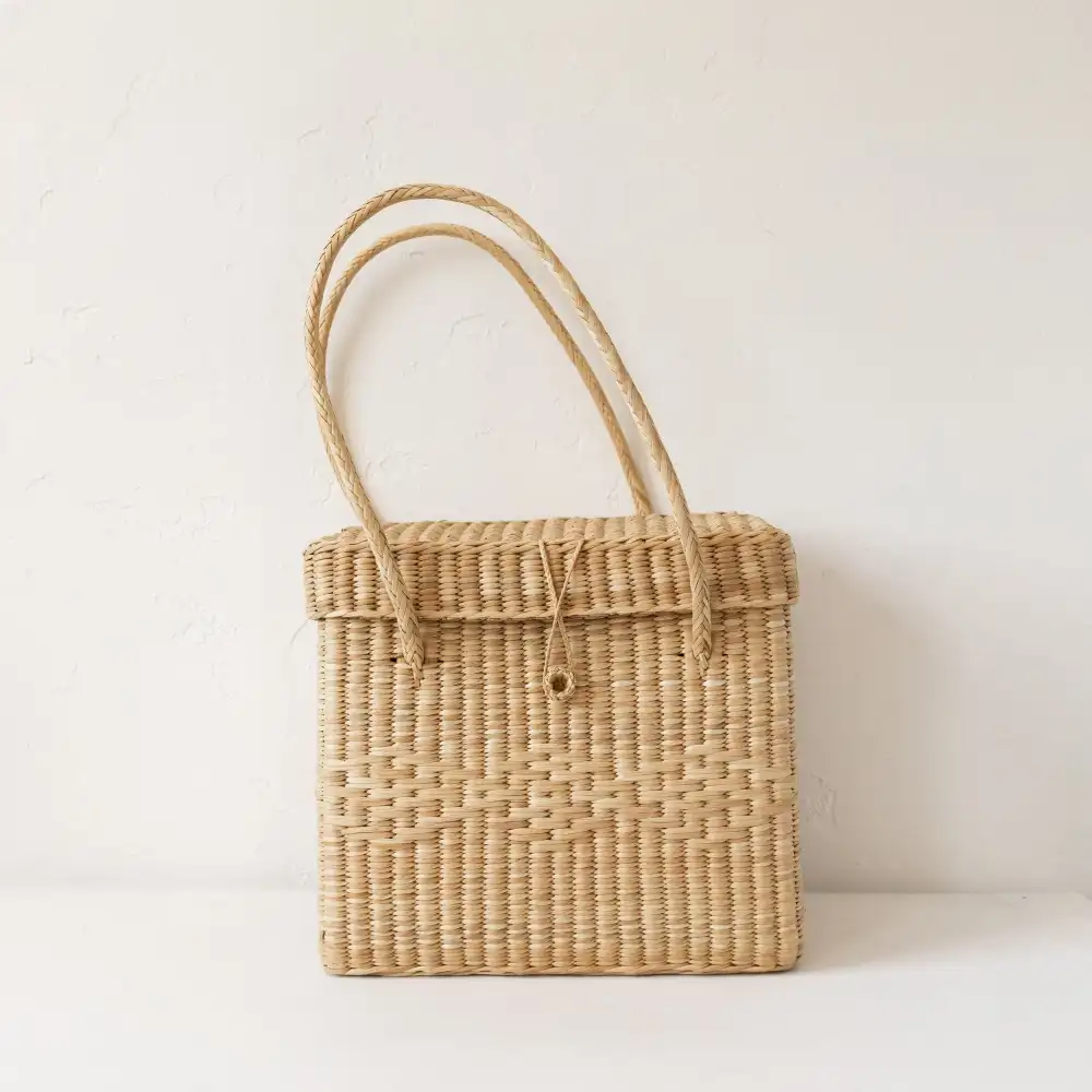 Woven Box Picnic Basket