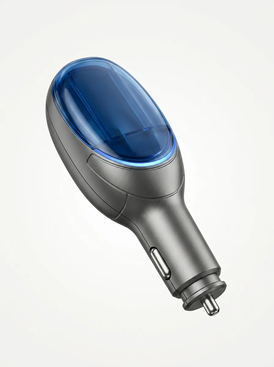 LED Car Fuel Saver Electronic Plug-In Device for In-Car Electronics