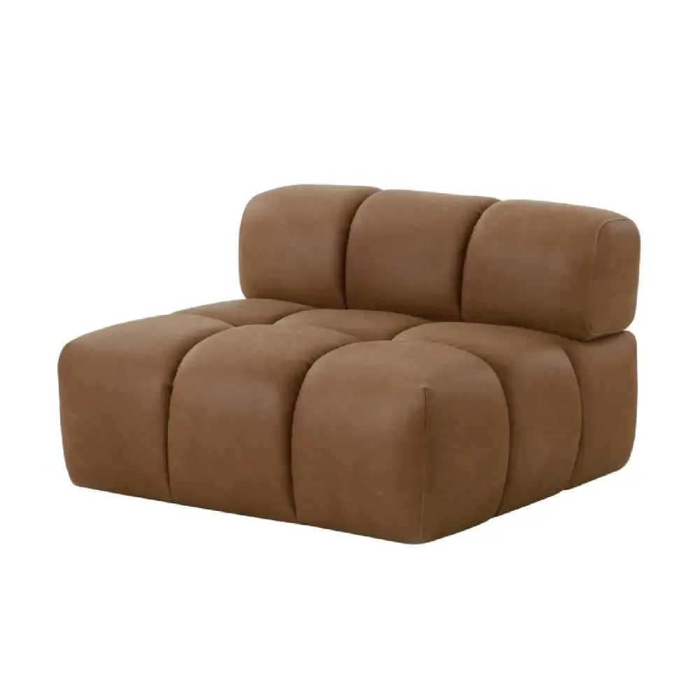 Armless Leather Lounge Seating