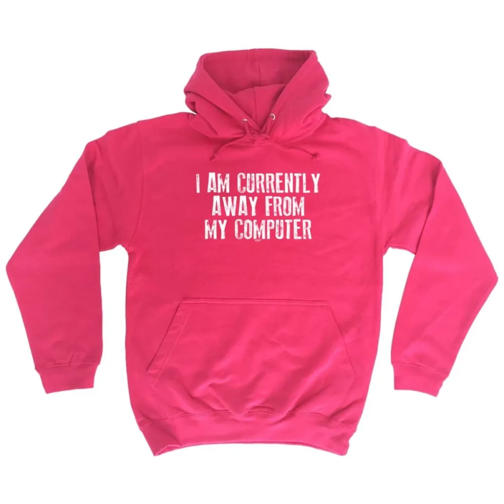 Away Computer Graphic Hoodie
