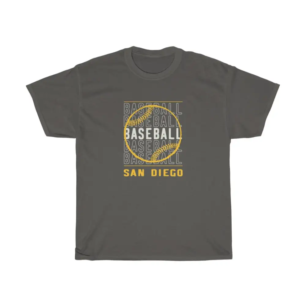 Baseball San Diego with Baseball Graphic T-Shirt