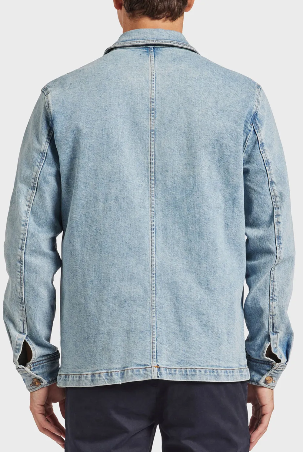 Minimalist Solid Cotton Casual Button Up Shirt