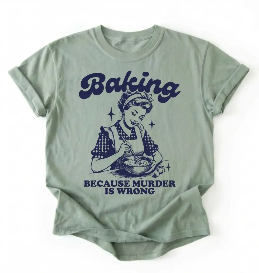 Baking Mood Graphic Cotton Tee