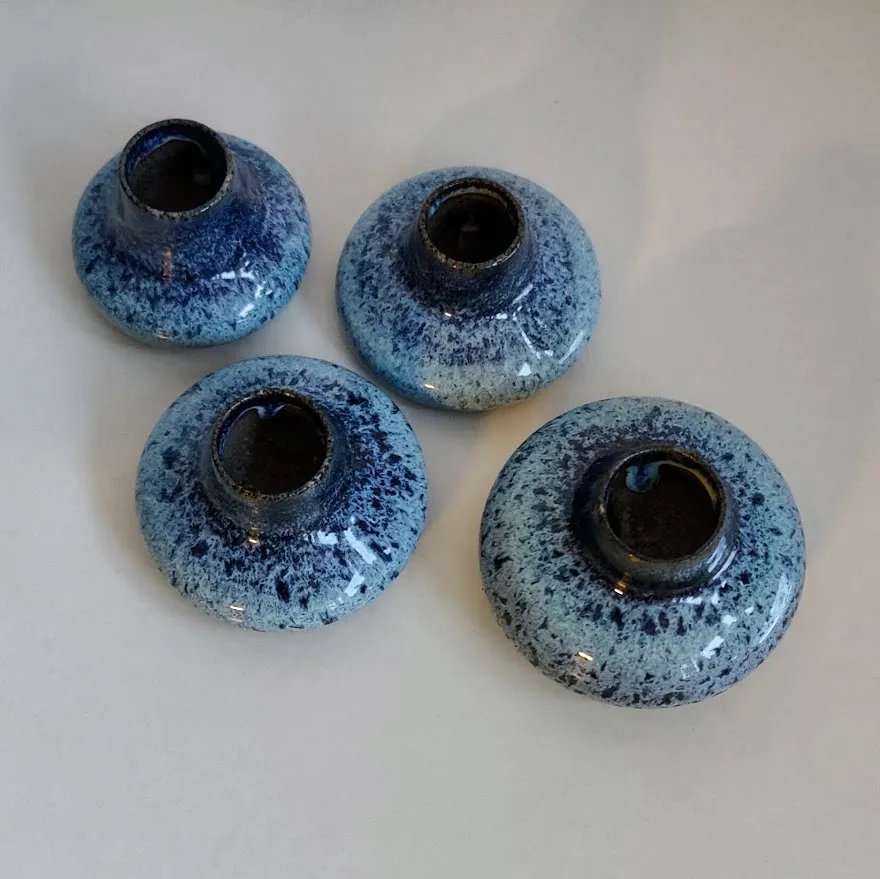 Stoneware Taper Candle Holder