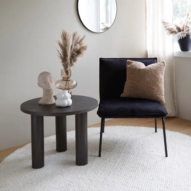 Sculpted Side Table