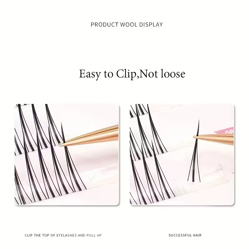 Lightweight & Fluffy Individual Lash Clusters