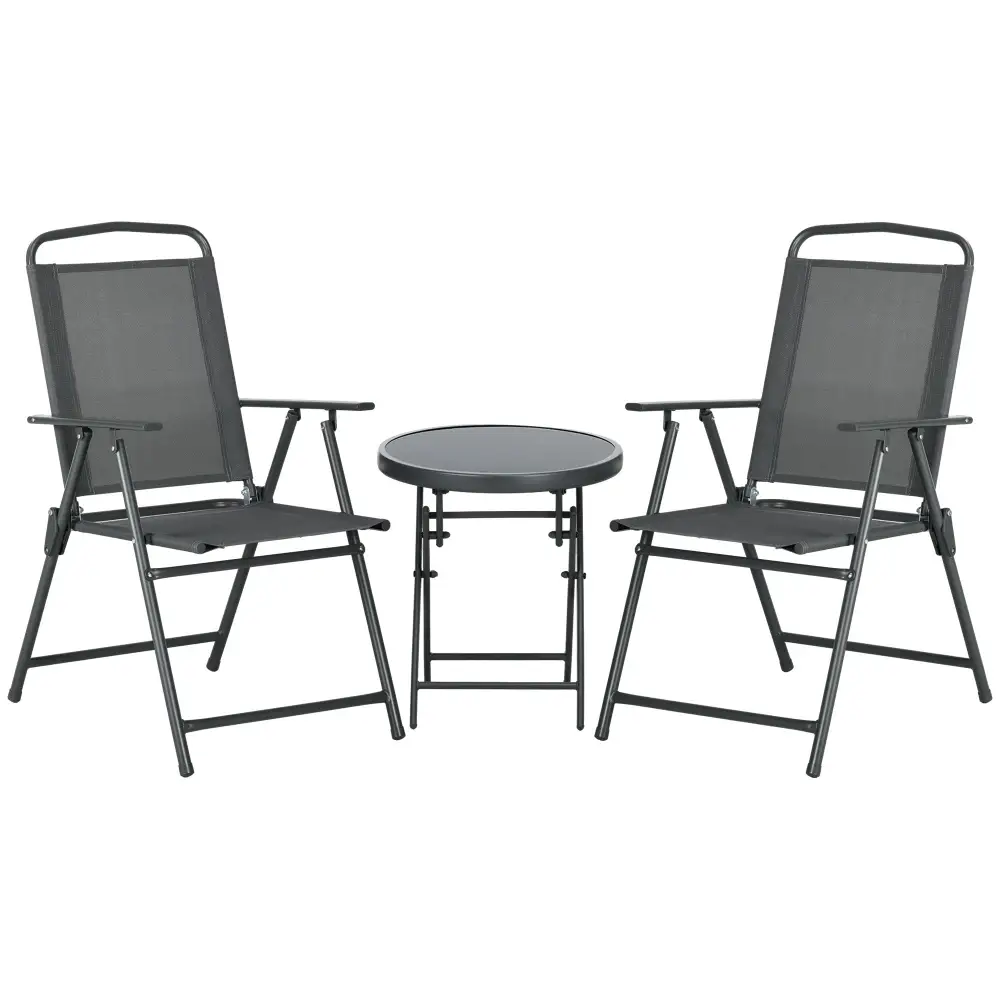 Glass Weather Ready Garden Bistro Set