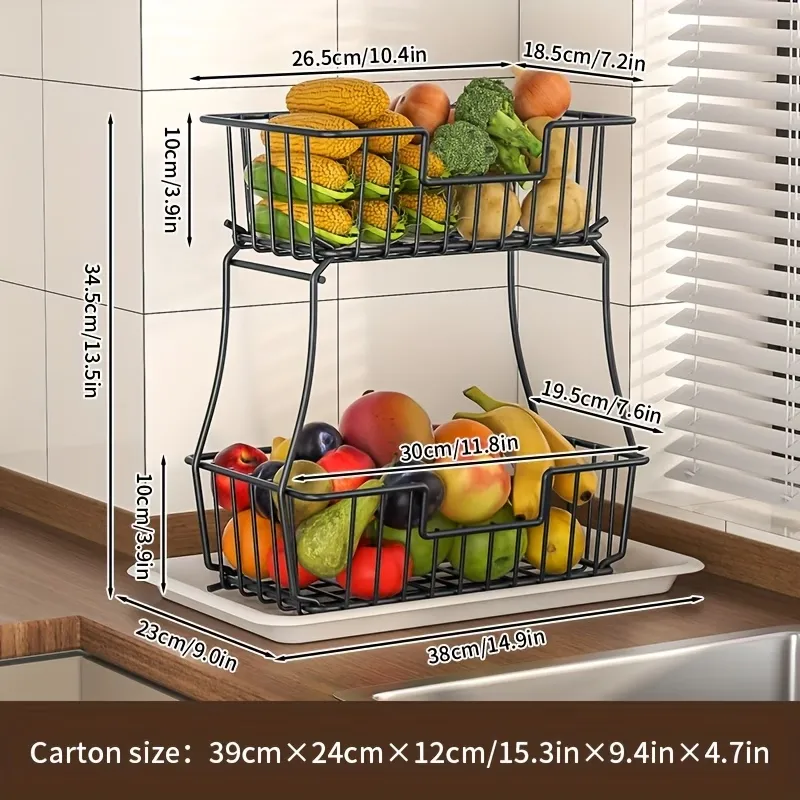 Countertop Produce Storage Rack