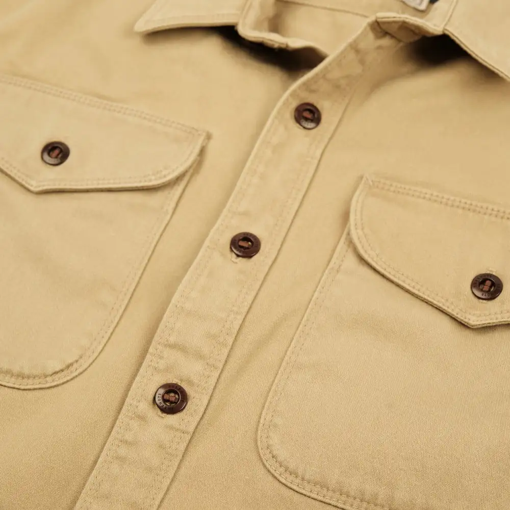Washed Utility Workwear Shirt