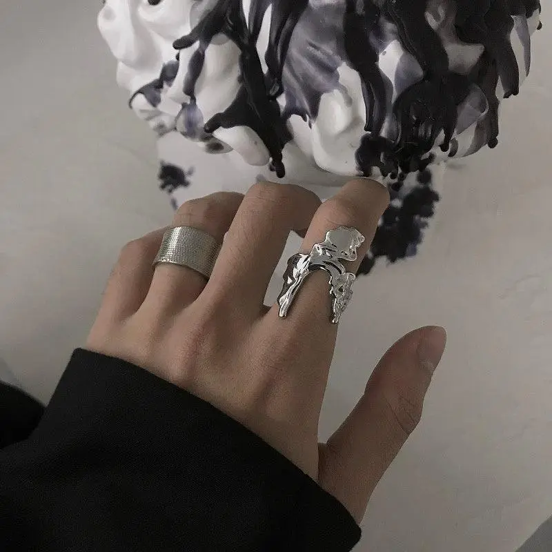 Melted Metal Texture Ring