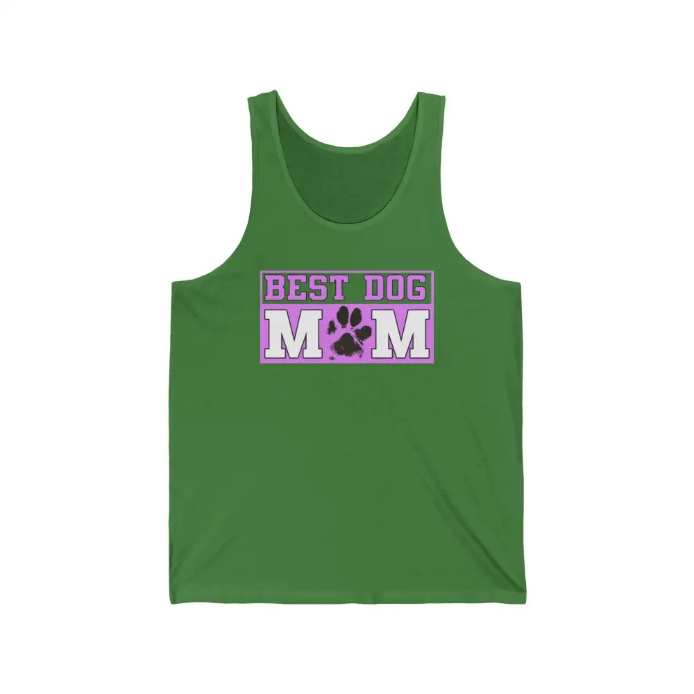 Dog Mom Paw Graphic Tank Top