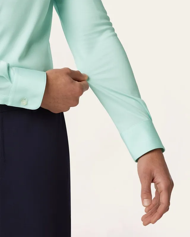 Knit Non-Iron Shirt Jade Green