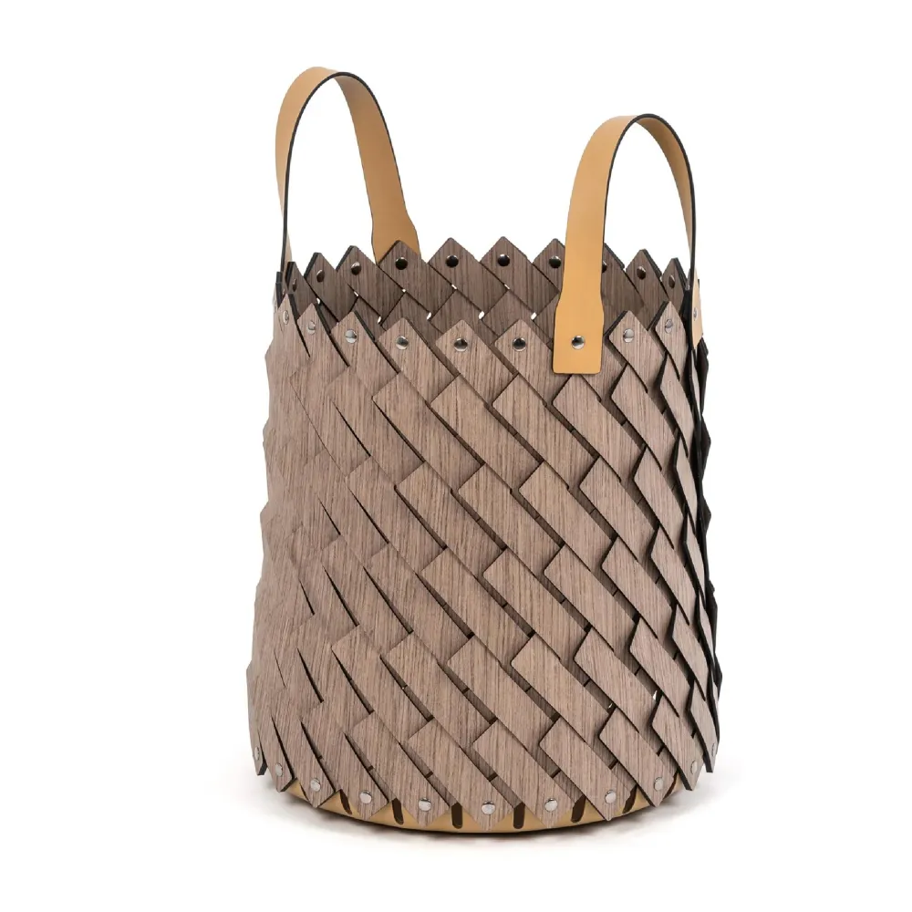Weave Square Basket with Handles