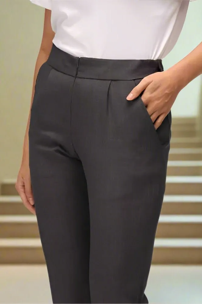 Women's Slim Leg Beauty High Waist Trousers